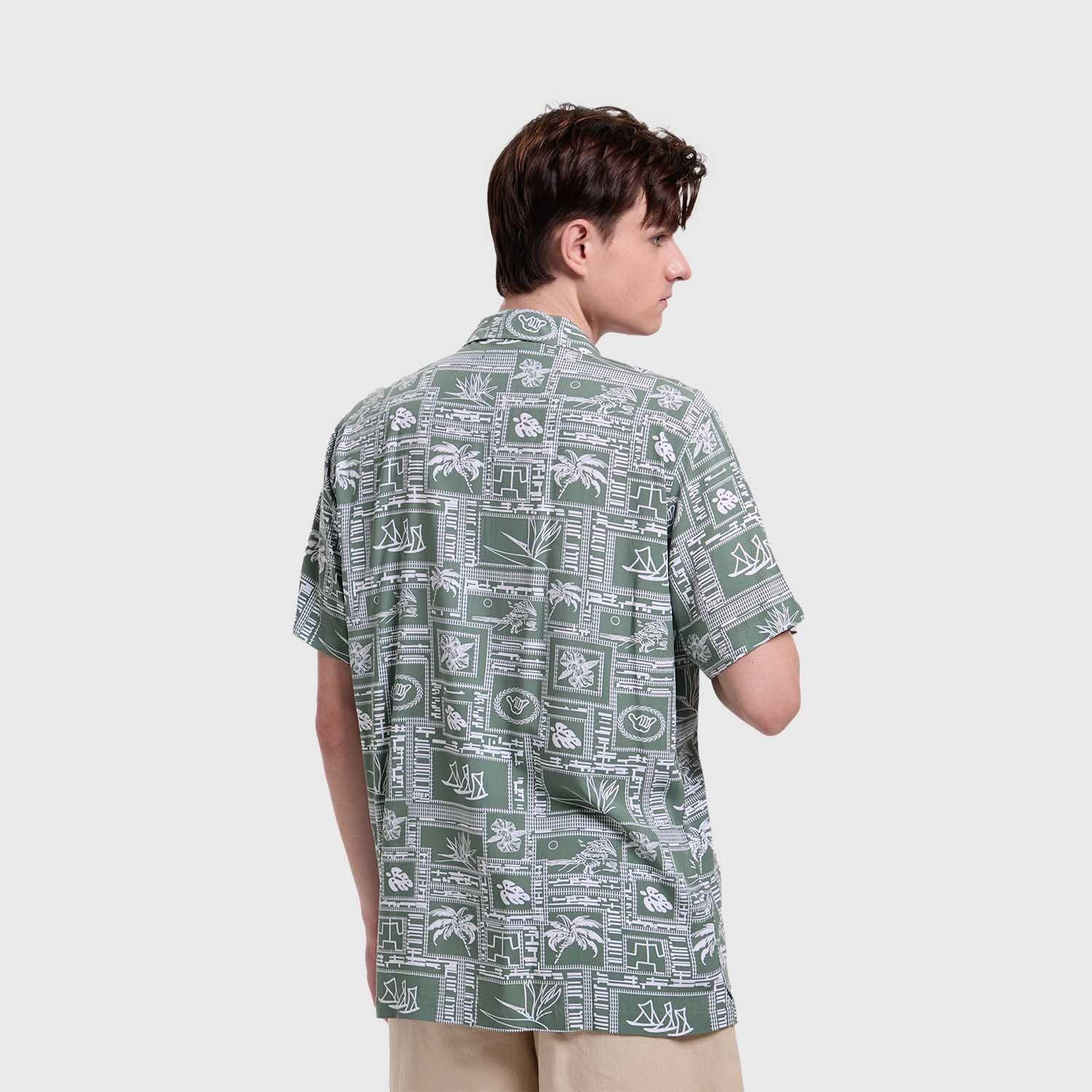 Camisa Hombre Full Rapport Verde Fashion's Park-2
