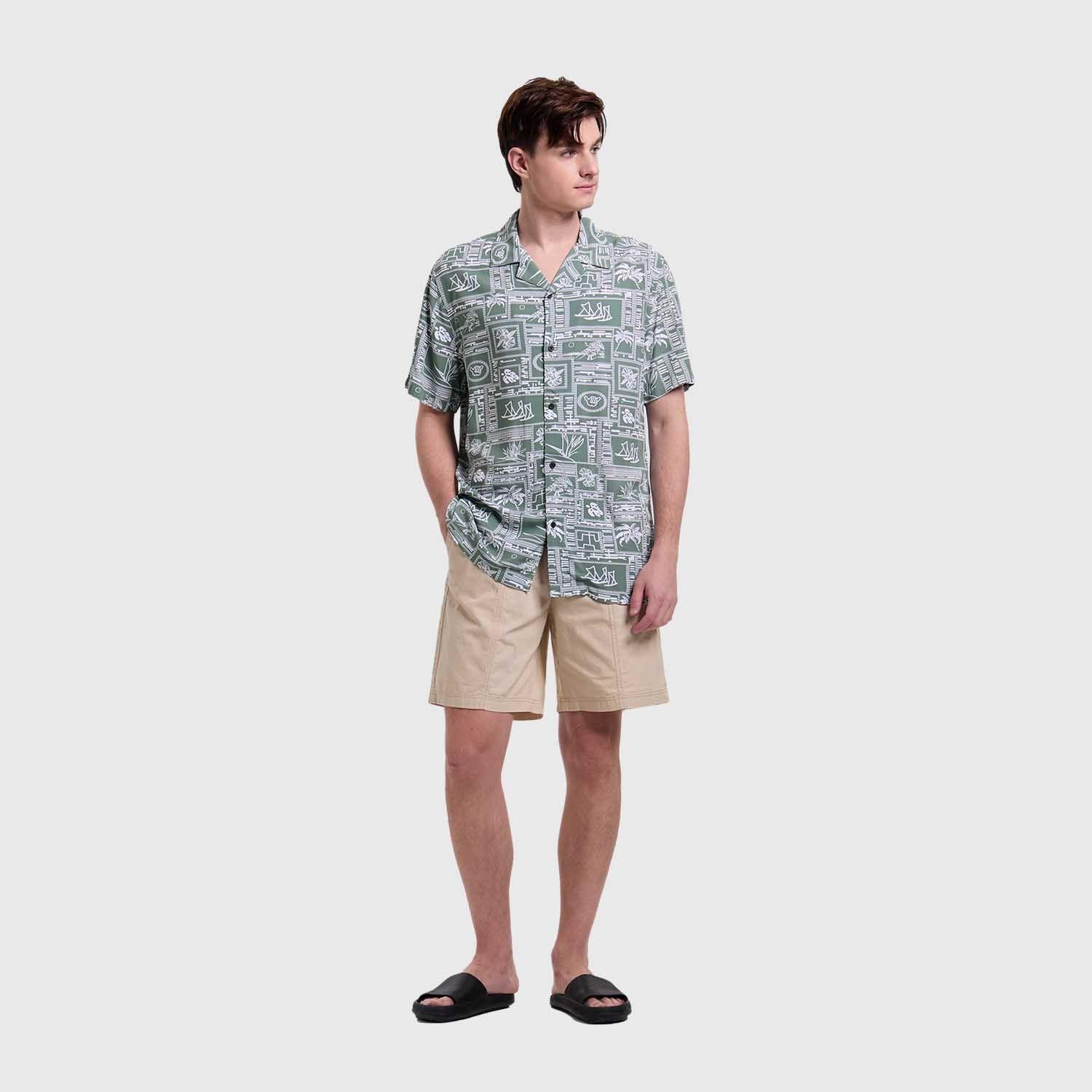 Camisa Hombre Full Rapport Verde Fashion's Park-3