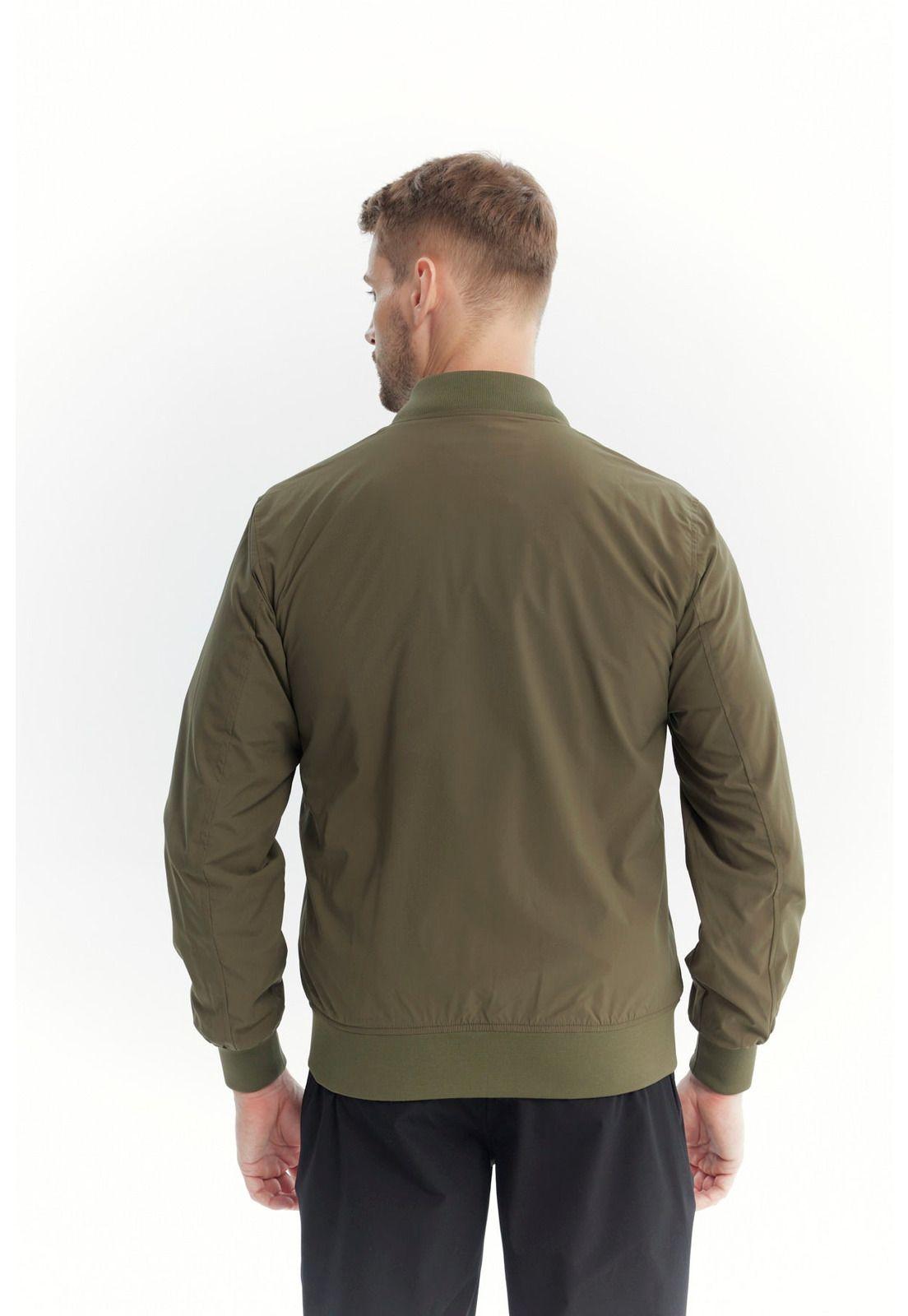 Chaqueta Hombre Slim Verde Olivo - ll-2