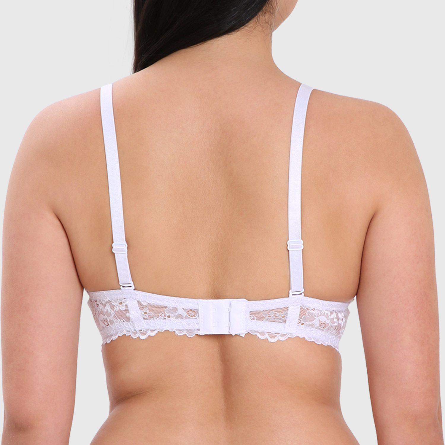 Sostén Mujer Cruce Delantero Raceback Blanco Fashion's Park-1