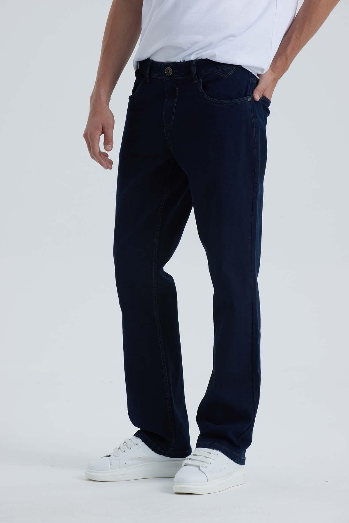Jeans Hombre Straight Azul-2