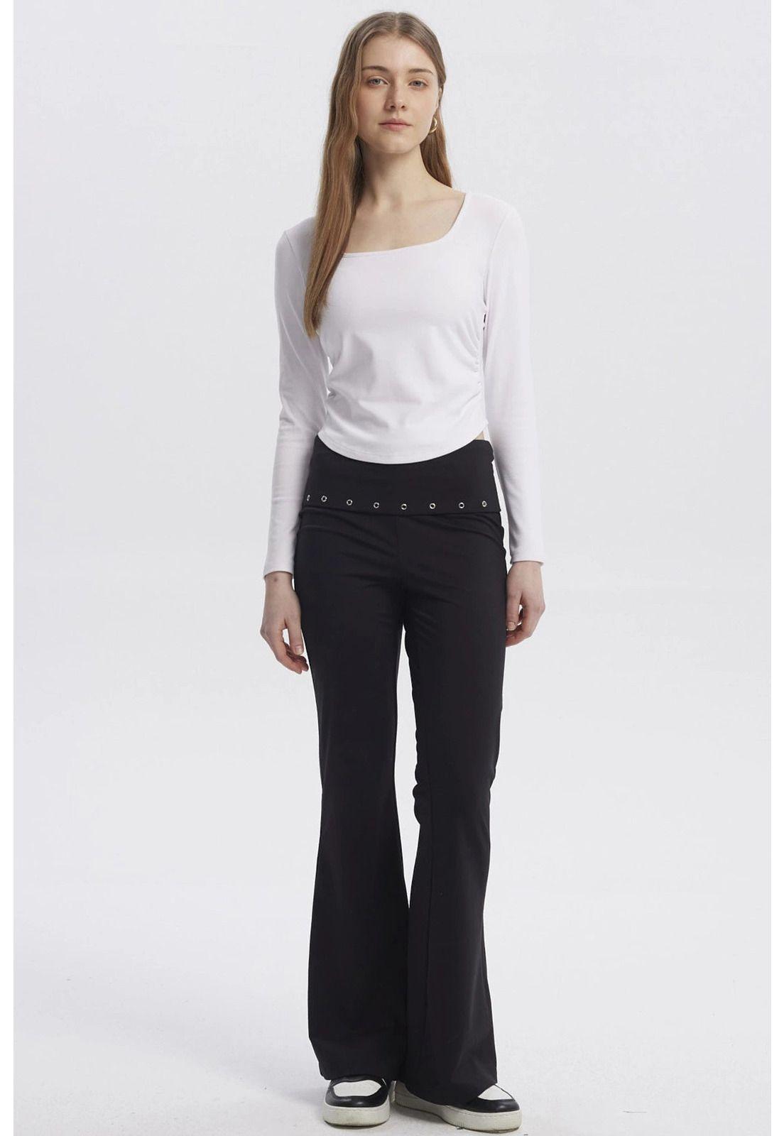 Polera Mujer Basic Blanco-3
