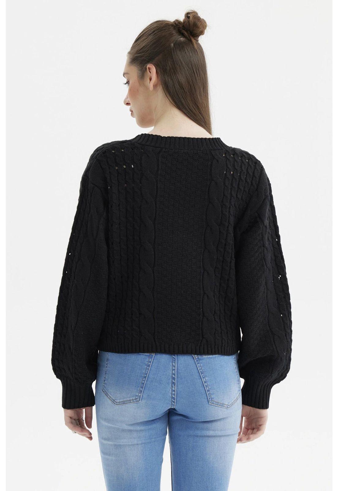 Sweater Mujer Juvenil Negro - lll-2