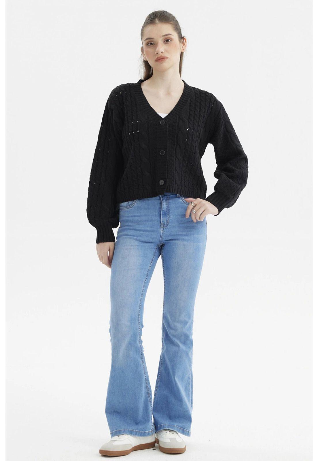 Sweater Mujer Juvenil Negro - lll-3