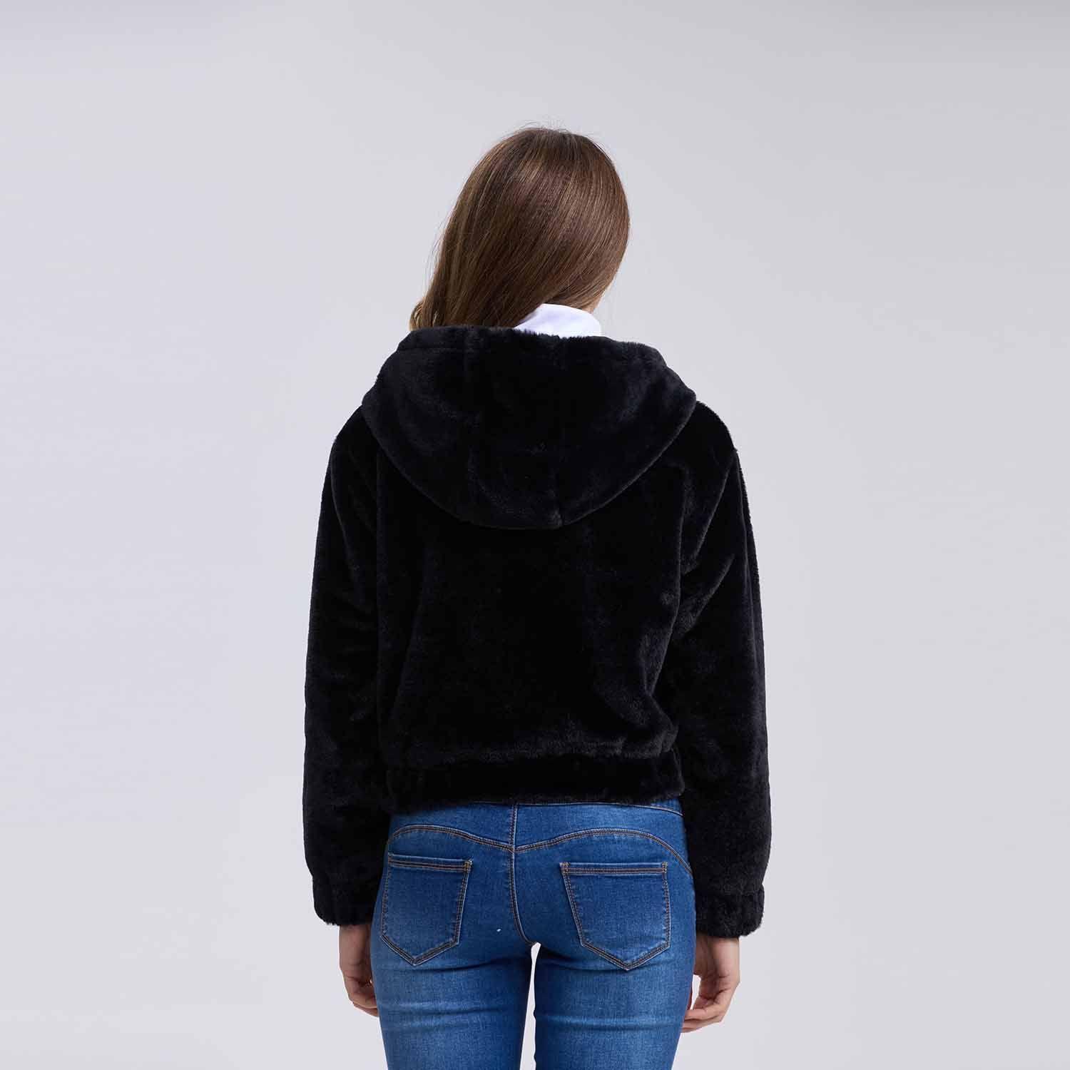 Chaqueta Mujer Polar Negro Fashion´s Park-2