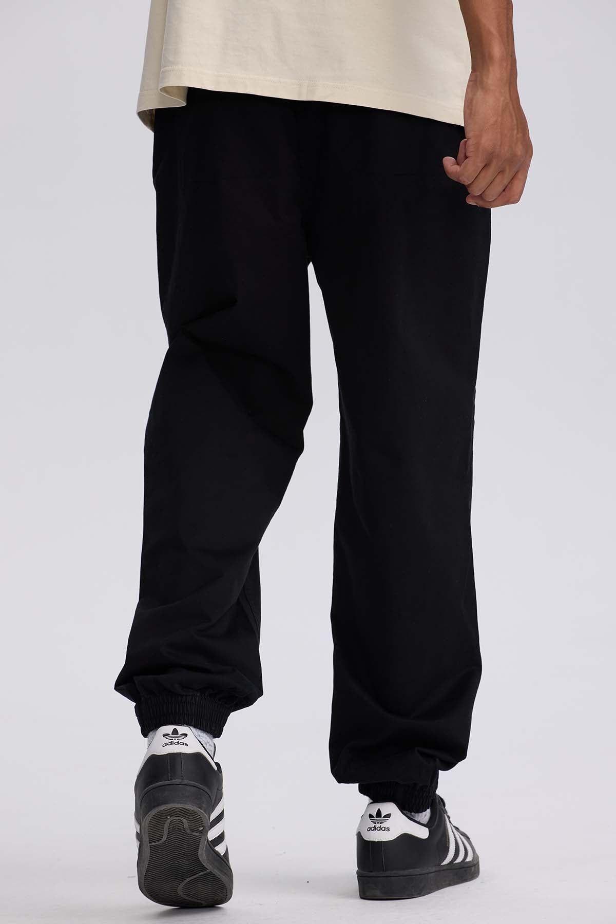 Pantalón Hombre Jogger Twill Negro-2
