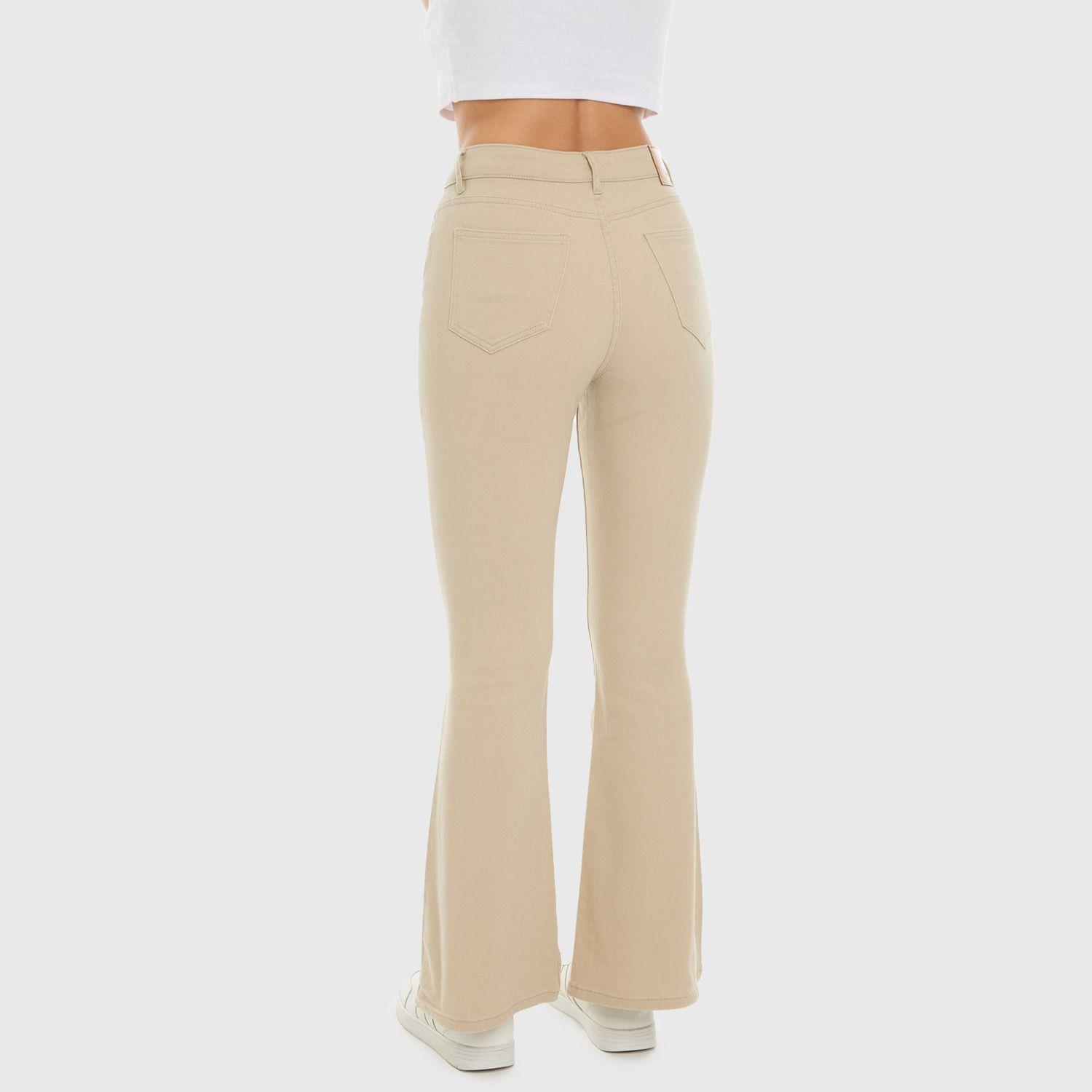 Jeans Mujer Flare Color Camel Fashion's Park-2