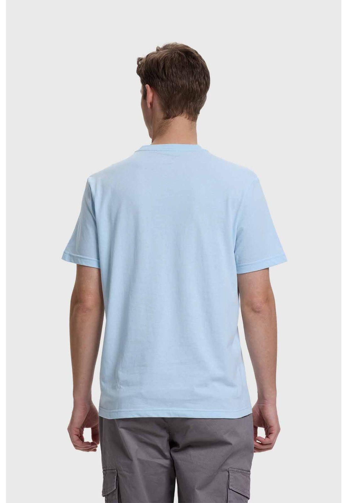 Polera Hombre Casual Básica Celeste-2