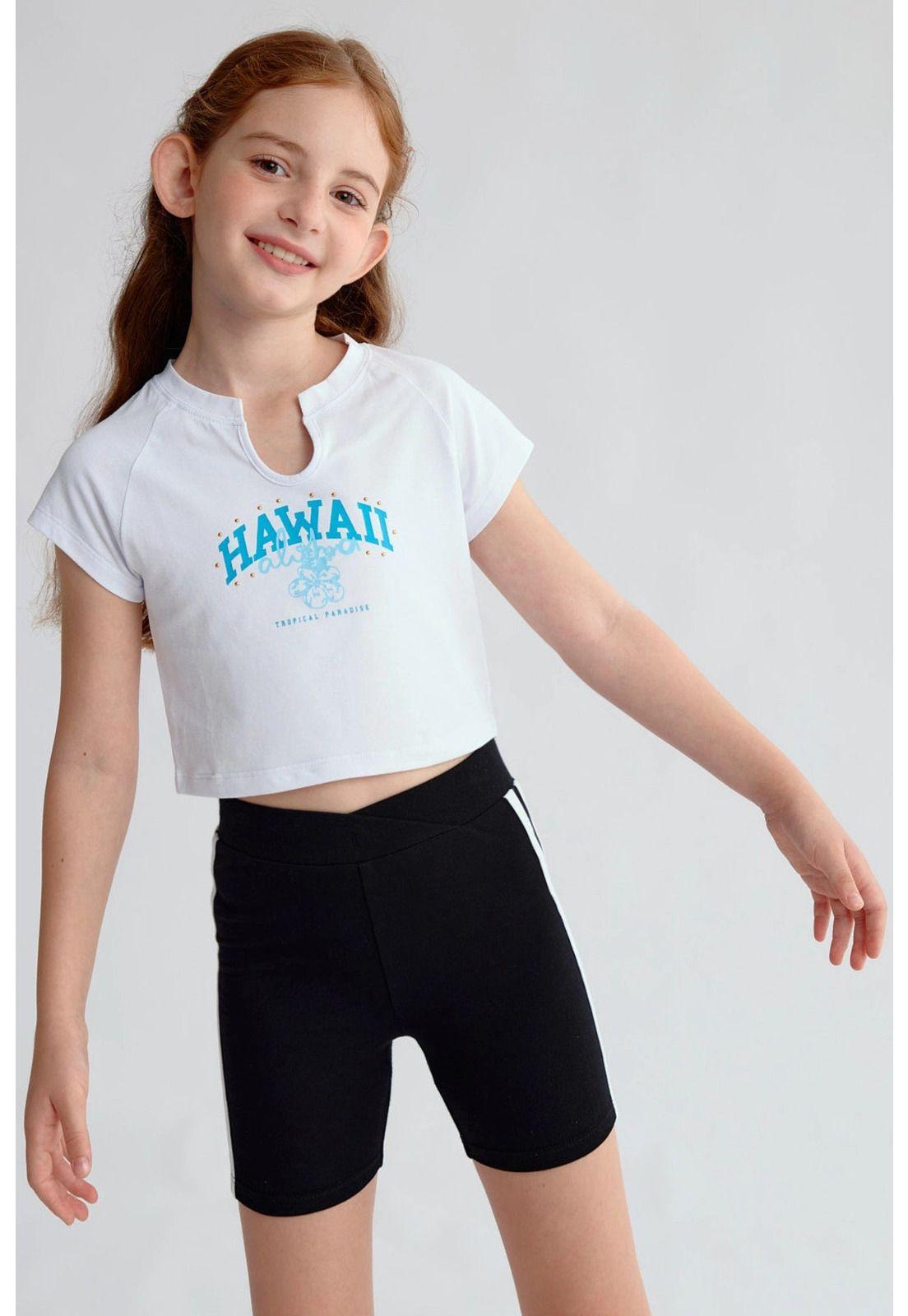 Polera Niña Print Blanco- ll-0