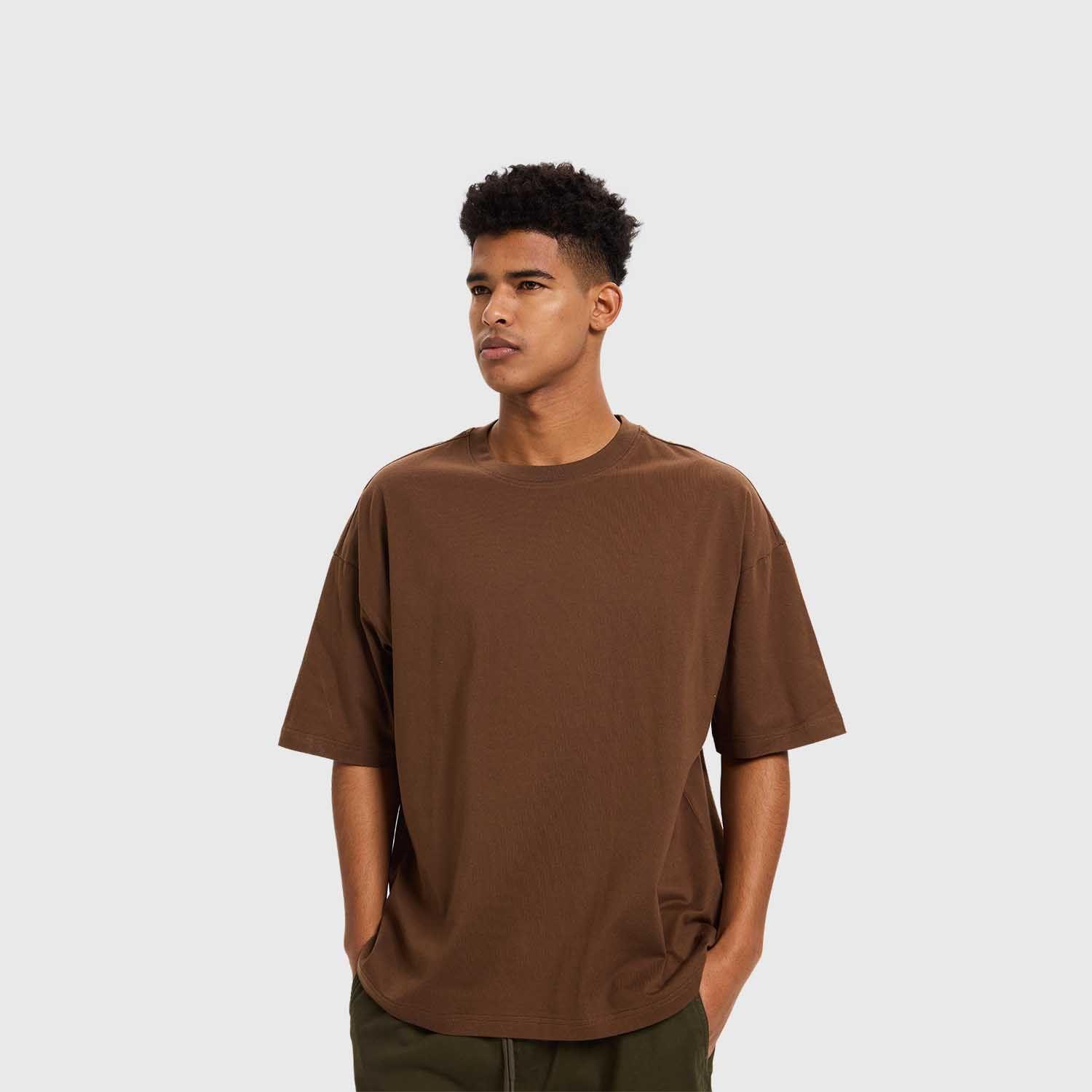 Polera Hombre Oversize Chocolate I Fashion's Park-1
