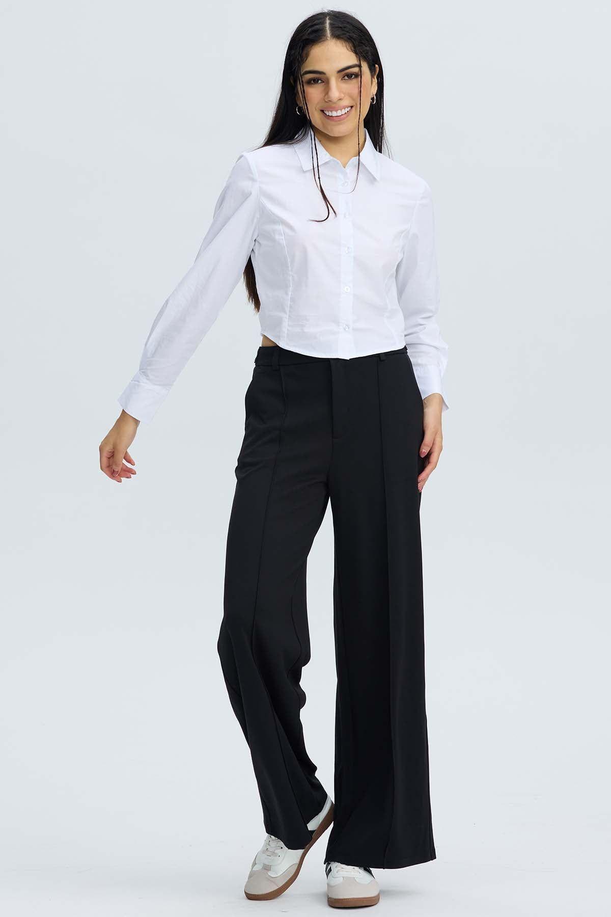 Blusa Mujer Basta Redonda Blanco-3