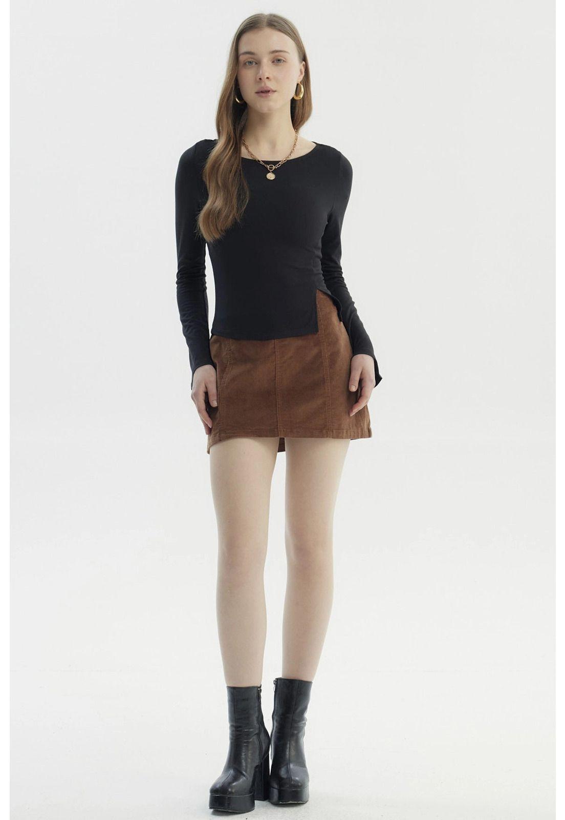 Polera Mujer Juvenil Negro - lll-3