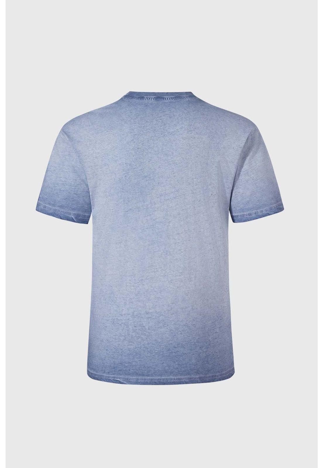 Polera Niño Lavado Print Azul-1