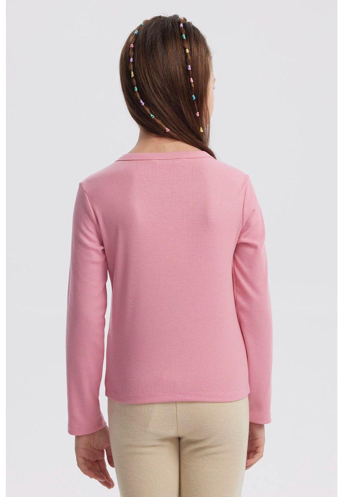 Polera Niña Slim Rosado - ll-2