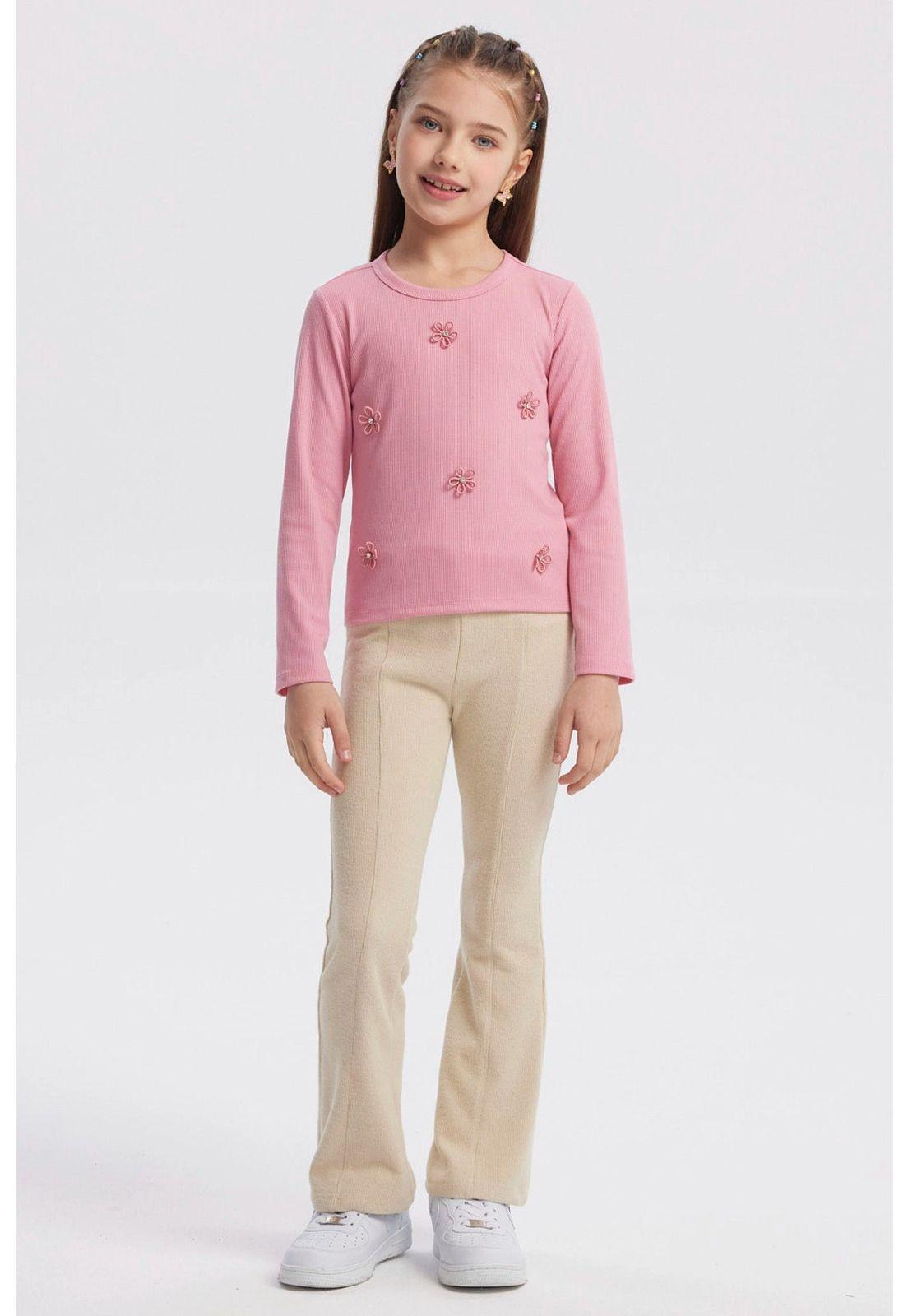 Polera Niña Slim Rosado - ll-3