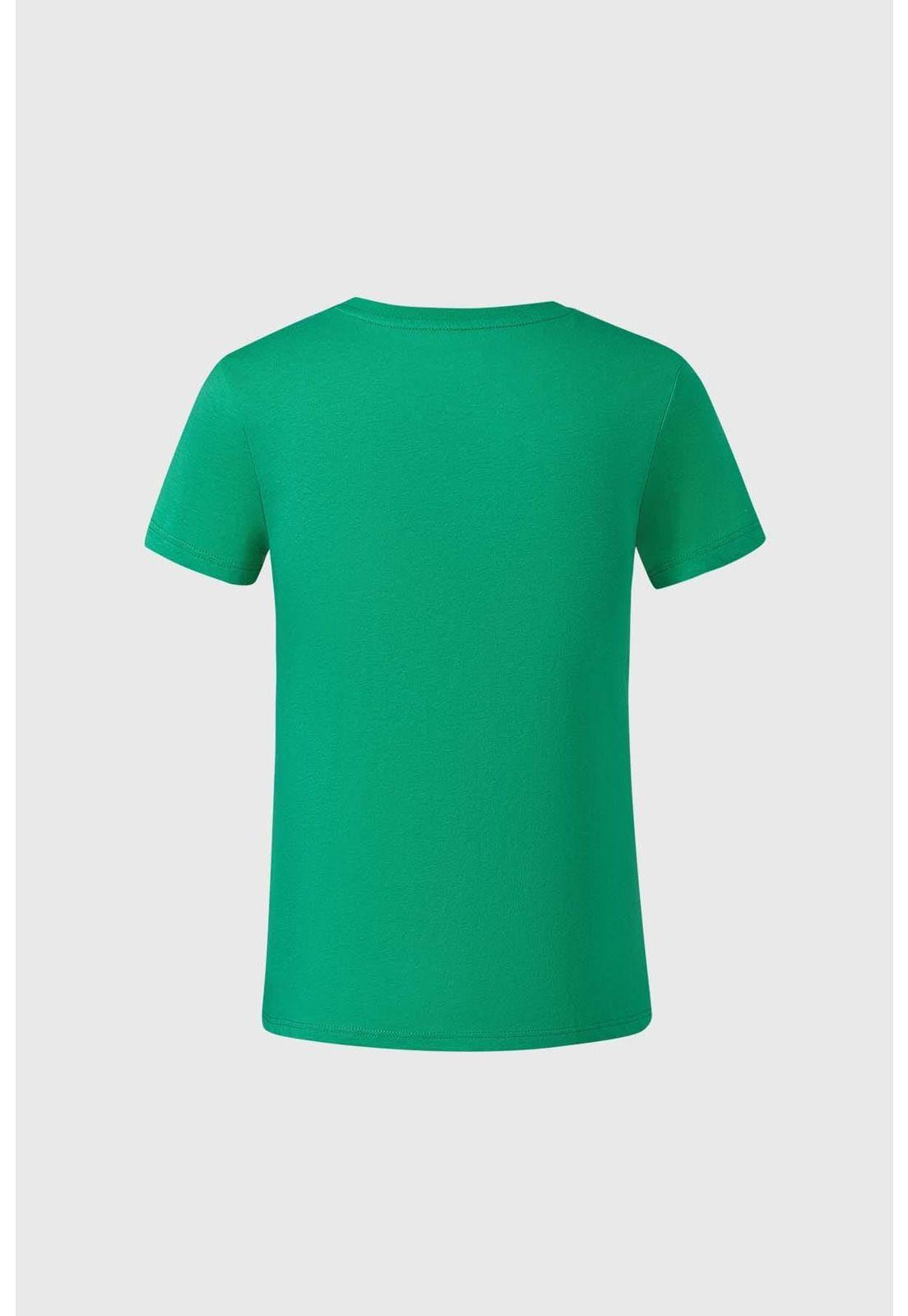 Polera Niña Print Esmeralda I-1