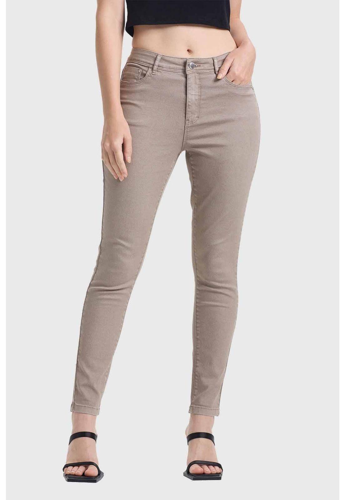 Jeans Mujer Emilia Café-0