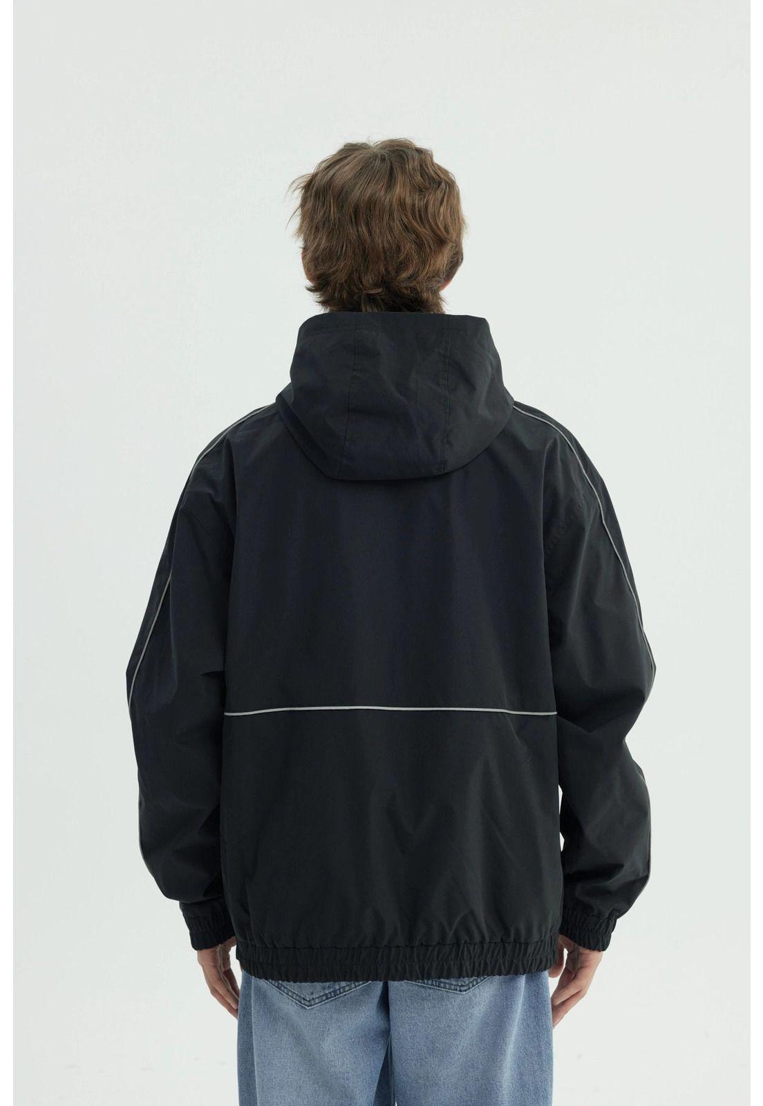 Chaqueta Hombre Oversize Negro - lV-2