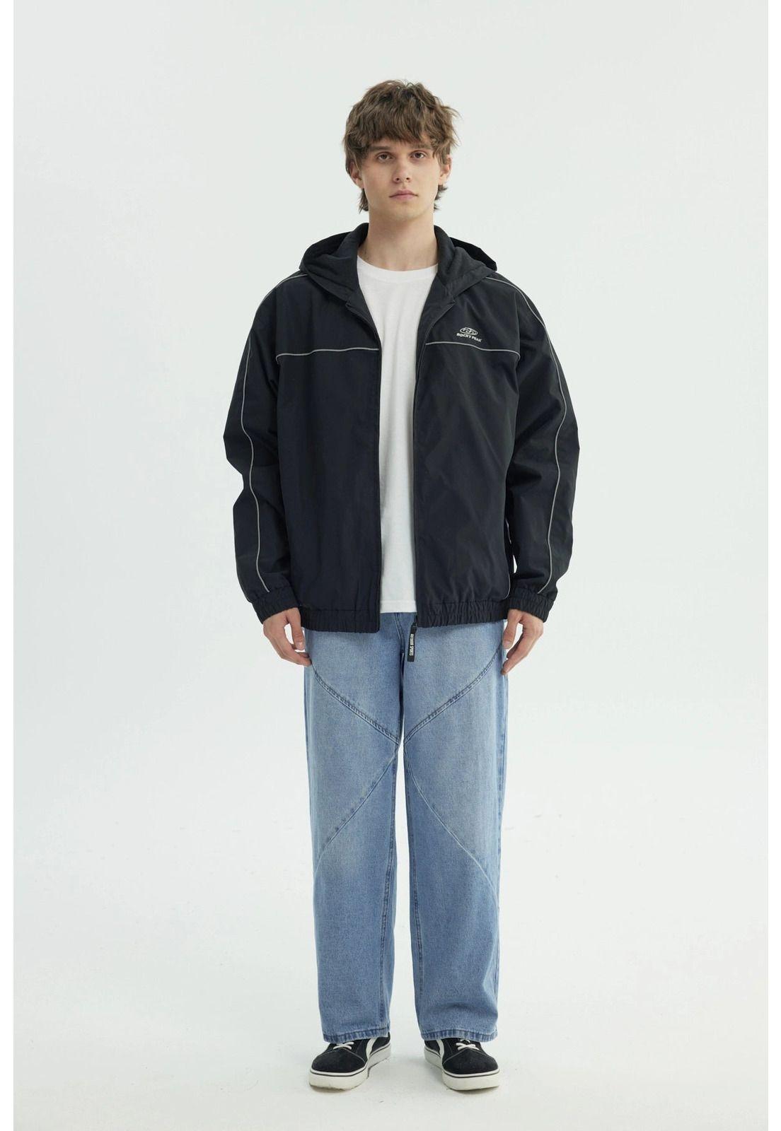 Chaqueta Hombre Oversize Negro - lV-3