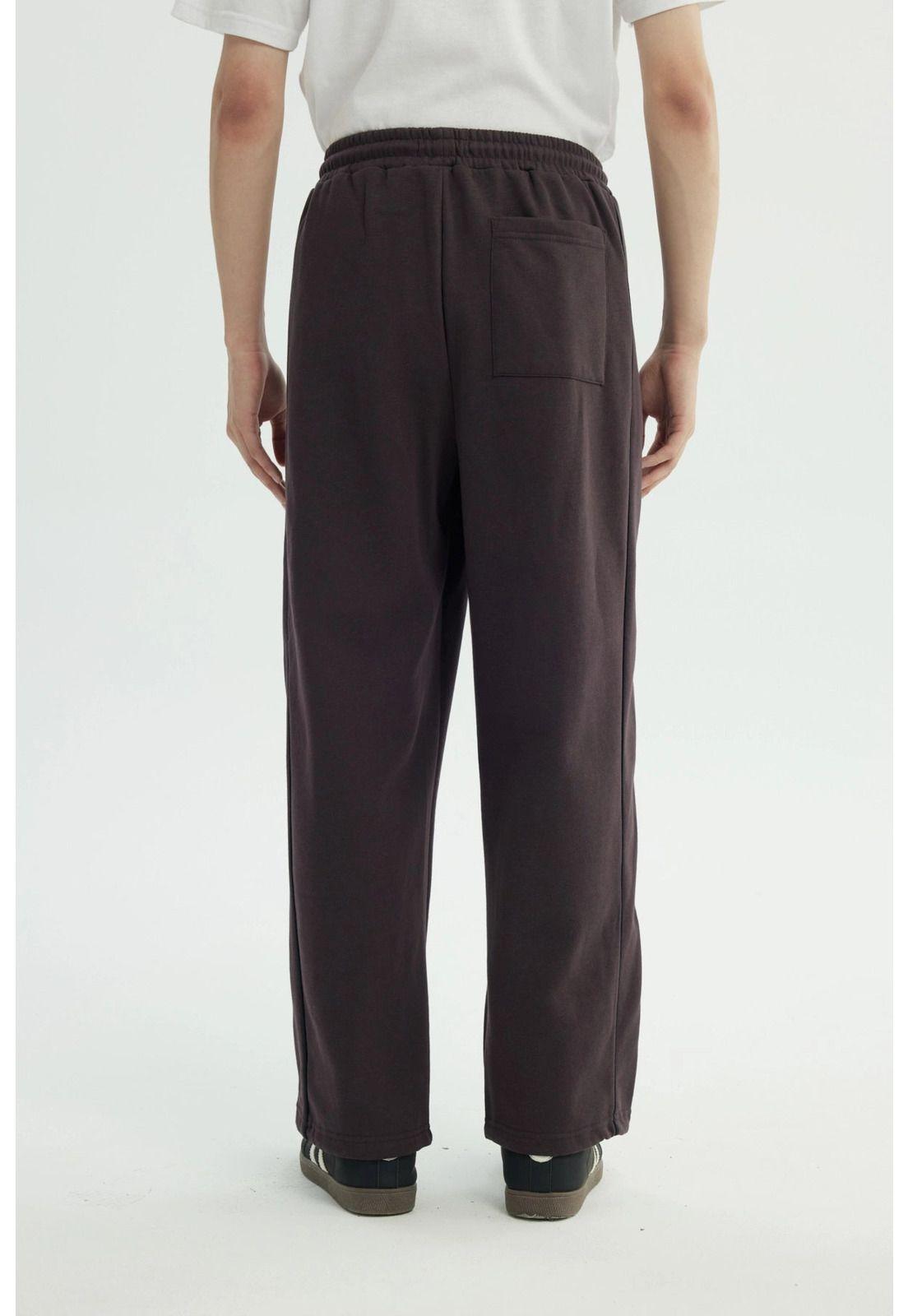 Pantalón Buzo Hombre Amplio Burdeo-1