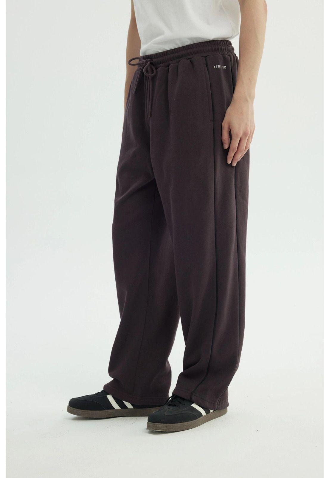 Pantalón Buzo Hombre Amplio Burdeo-2