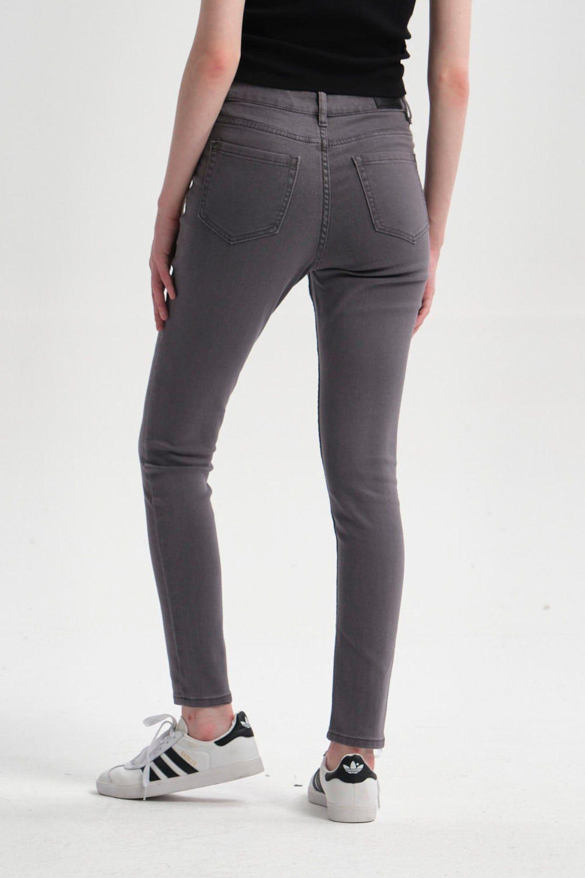 Jeans Mujer Super Skinny Emilia Gris-2