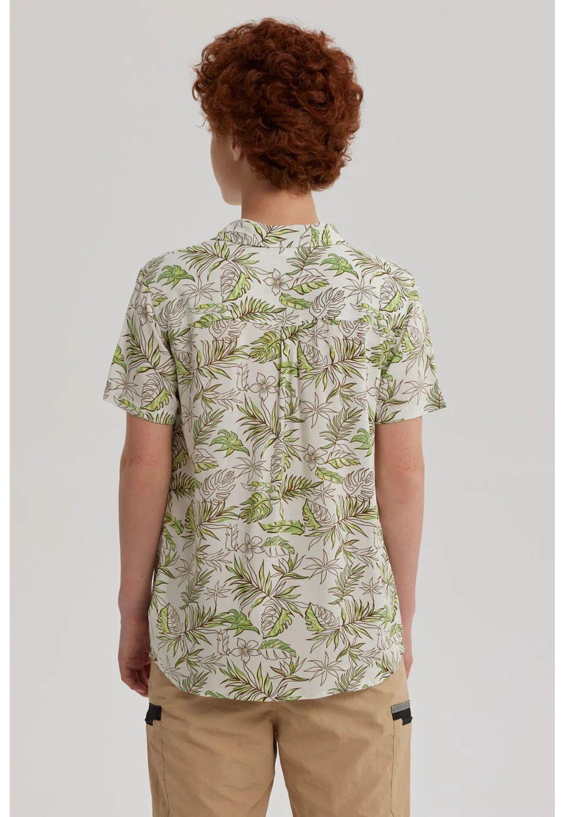 Camisa Niño Guayabera Crudo - ll-2