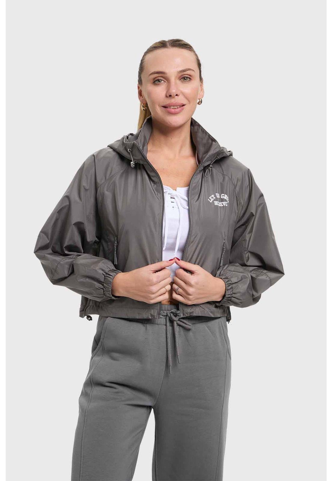 Chaqueta Mujer Cortaviento Marengo-0