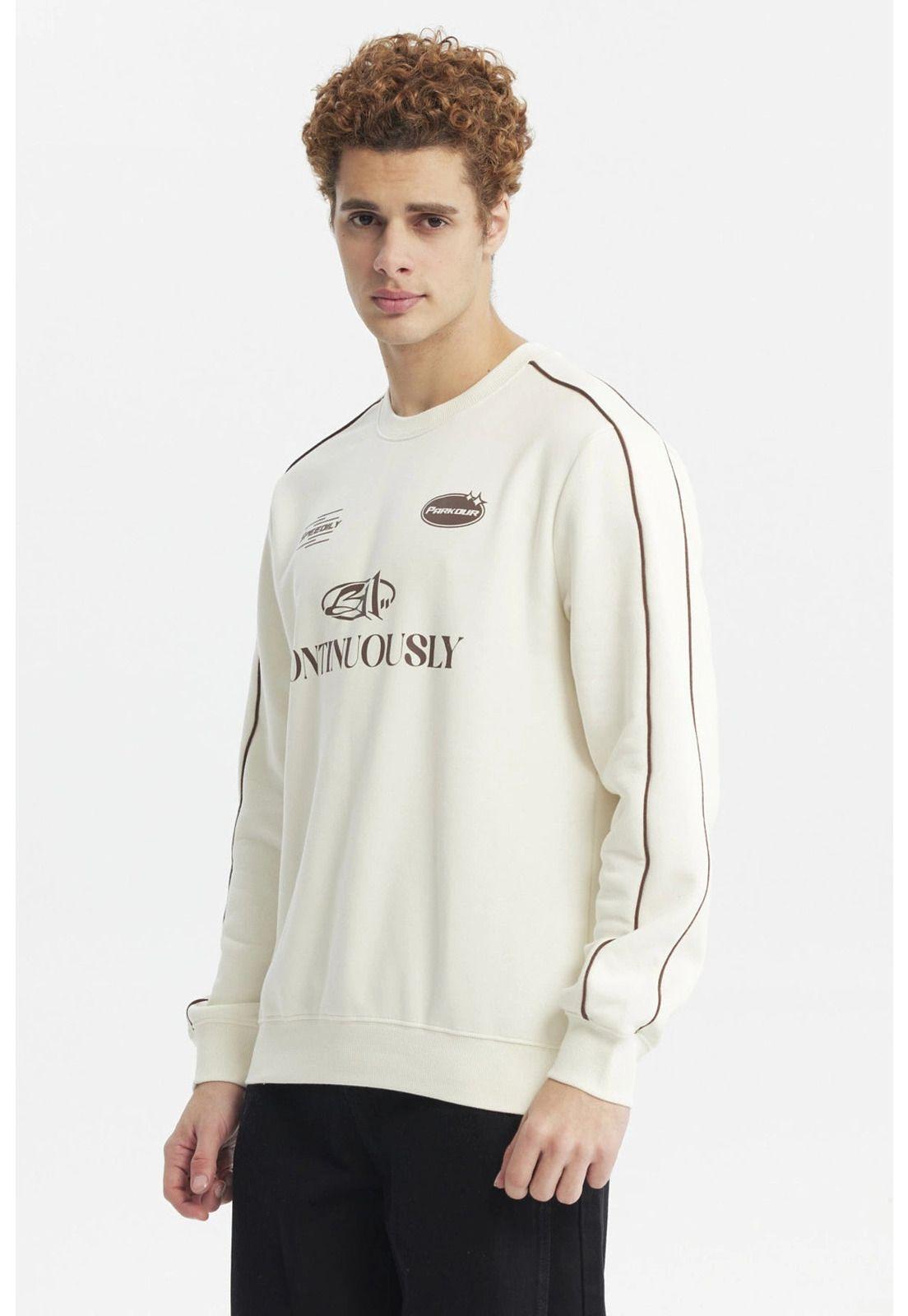 Polerón Hombre Oversize Beige-1