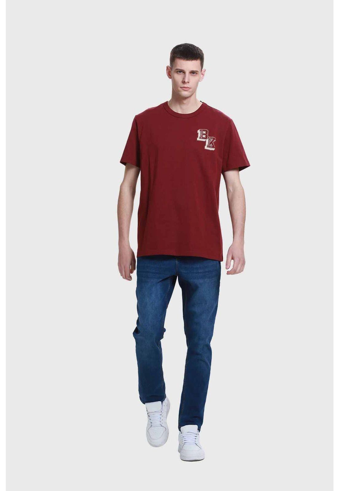 Polera Hombre Aplicación Burdeo-3