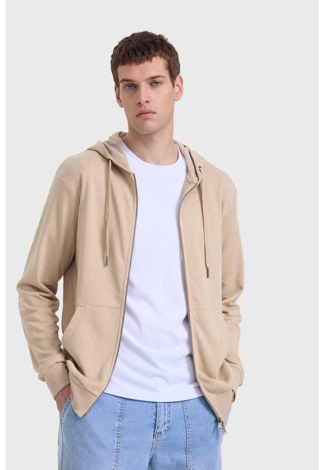 Polerón Hombre Básico Rider Beige-0