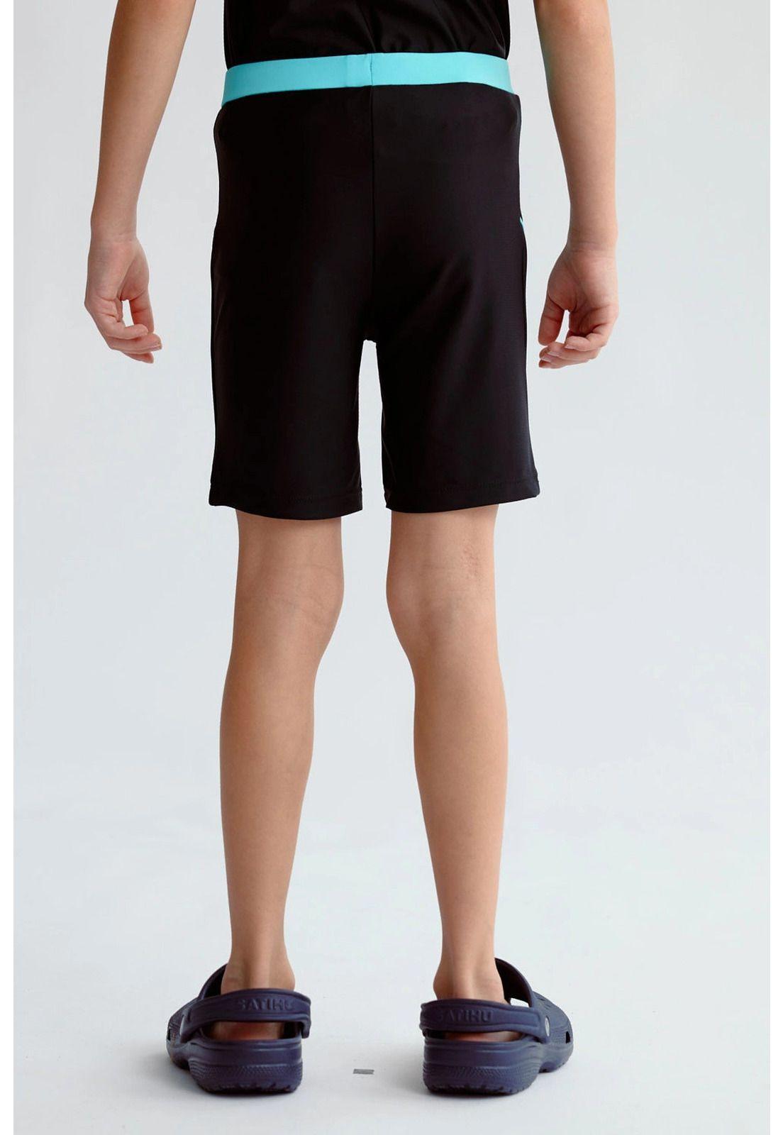 Short De Baño Niño Básico Negro-2