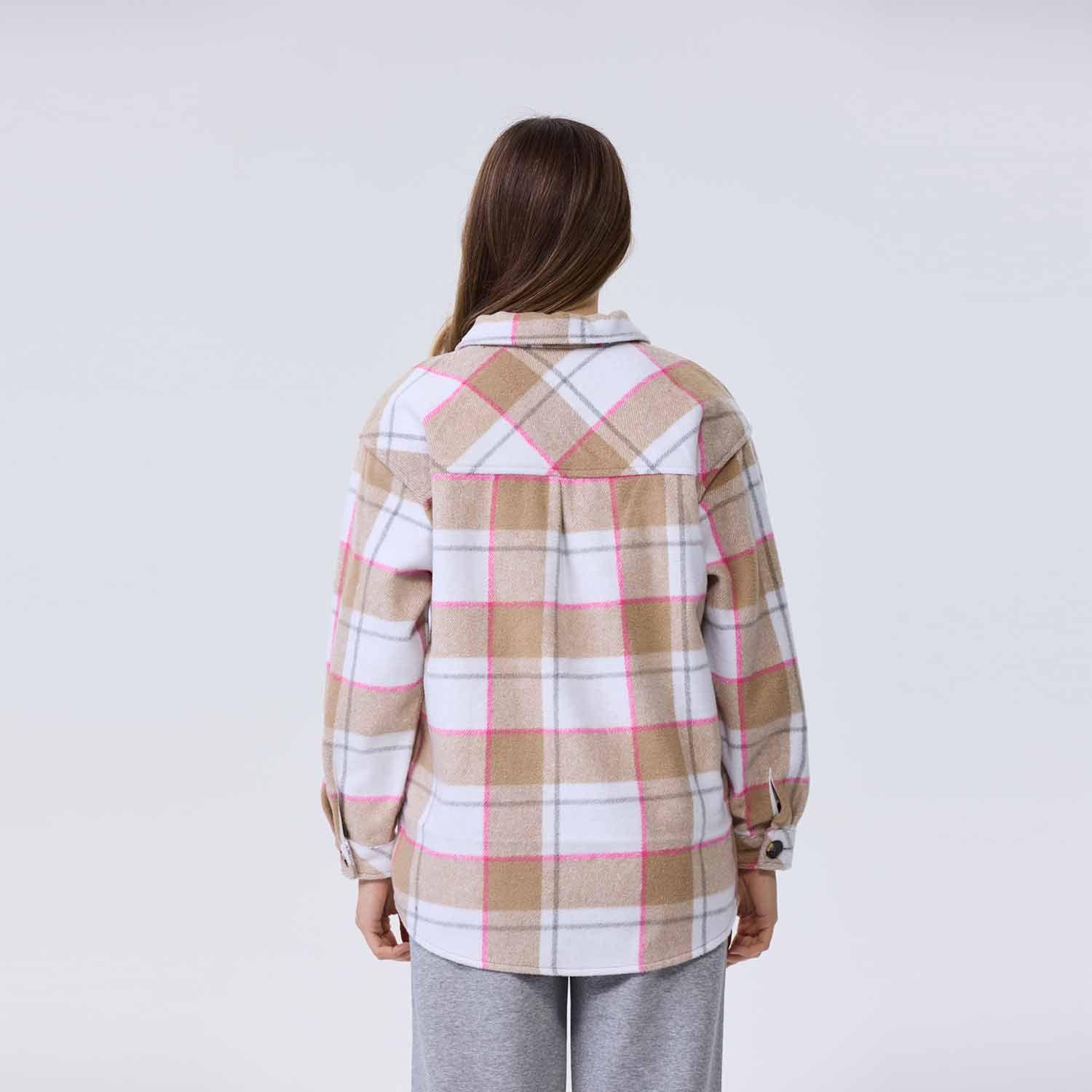 Chaqueta Mujer Sobrecamisa Beige Fashion´s Park-2