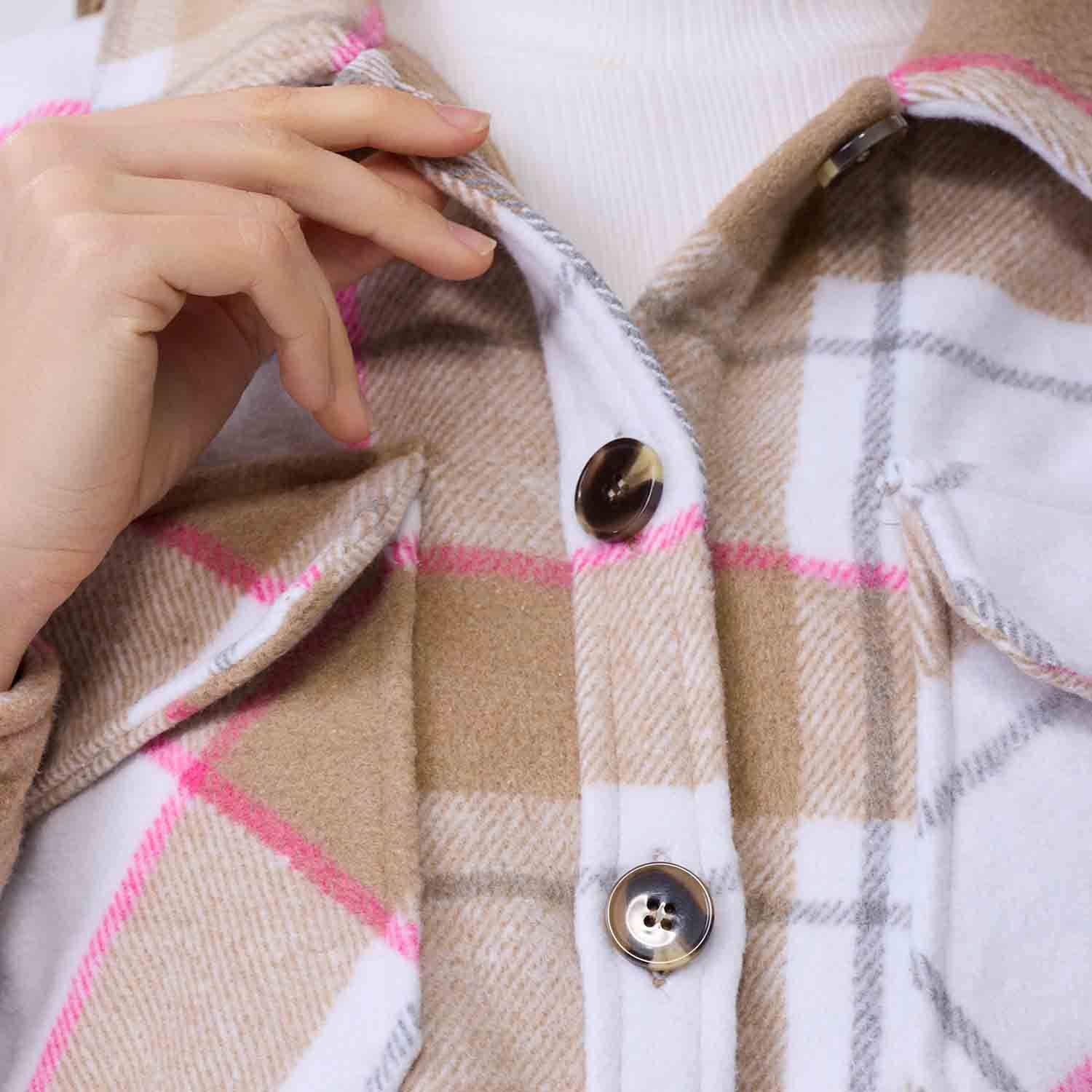Chaqueta Mujer Sobrecamisa Beige Fashion´s Park-3