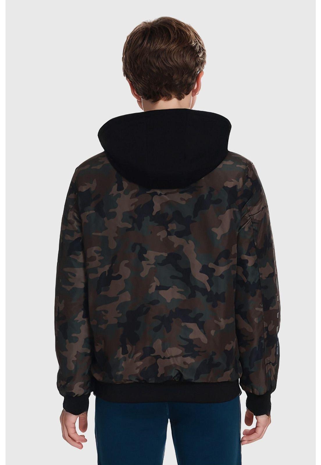 Chaqueta Niño Bomber Verde-1