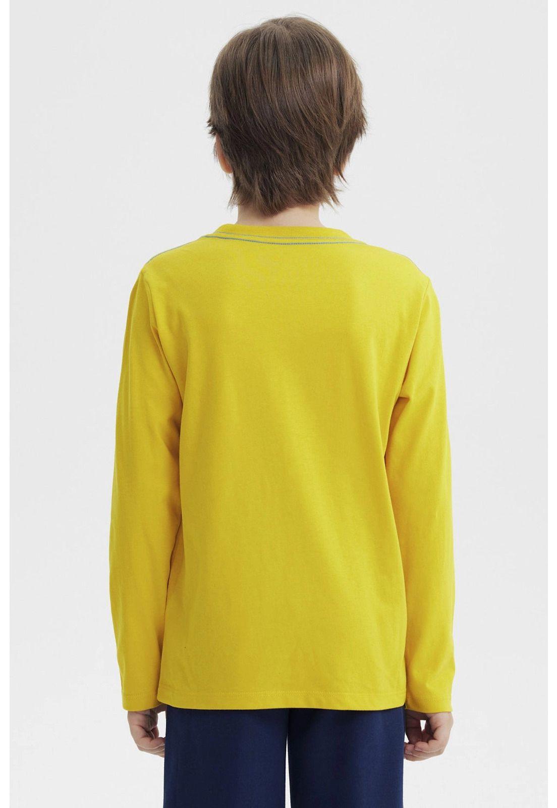 Polera Niño Slim Amarillo-2