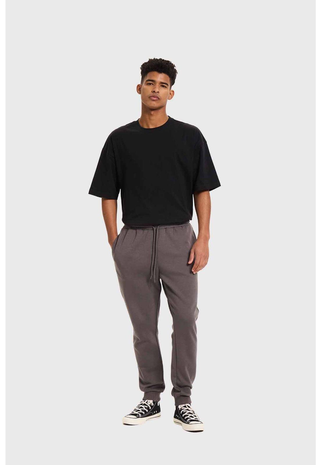 Pantalón Buzo Hombre Jogger Básico Marengo-3