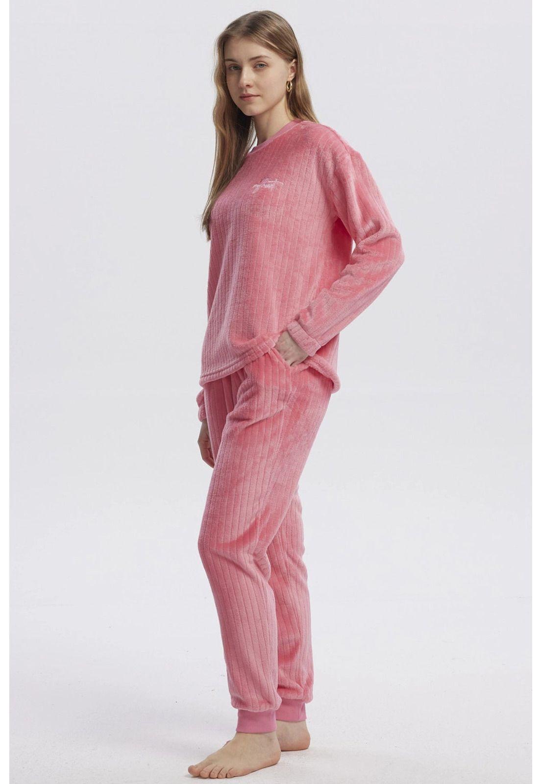 Pijama Mujer Juvenil Fucsia-3