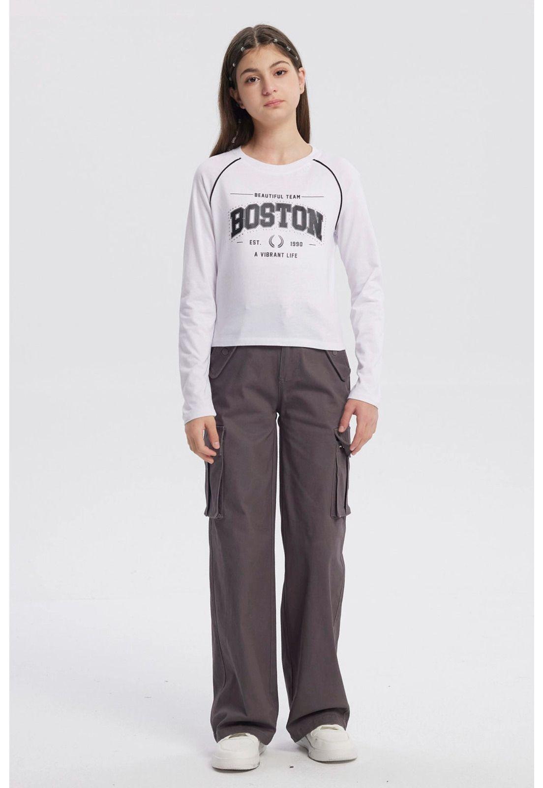 Polera Niña Argollas Crudo-3