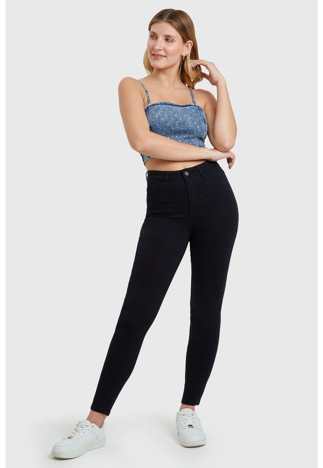 Jeans Skinny Emilia Negro-3