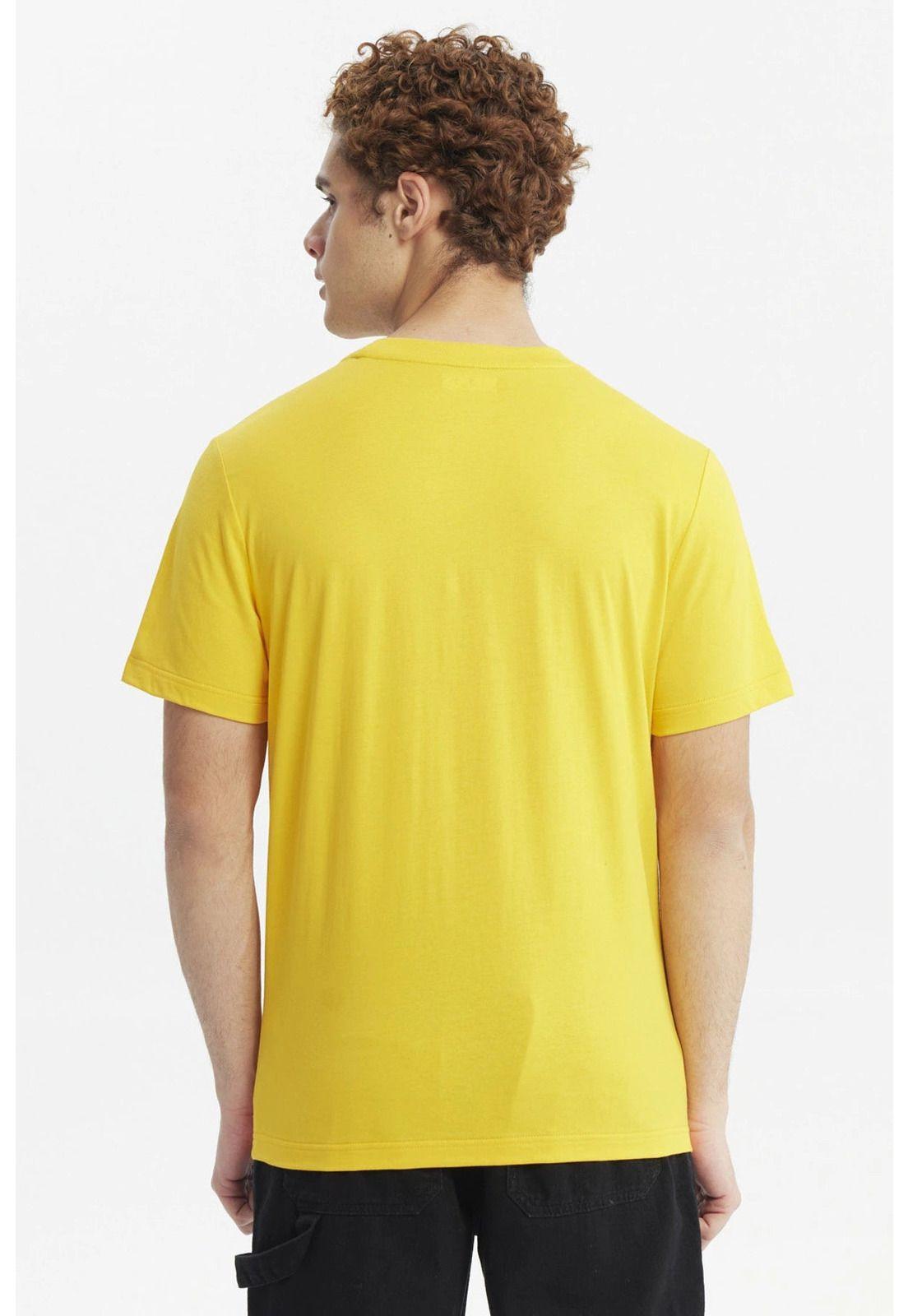 Polera Hombre One Piece Amarillo - ll-2