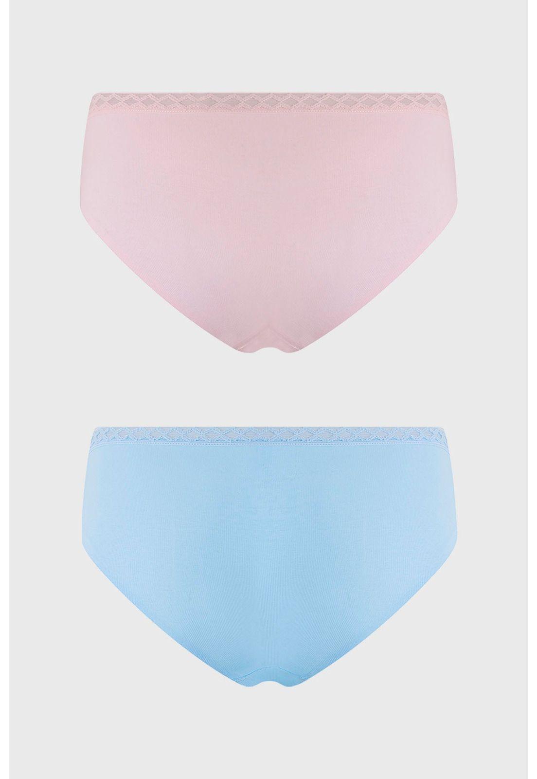 Calzón Mujer Bipack Bikini Invisible Palo Rosa-1