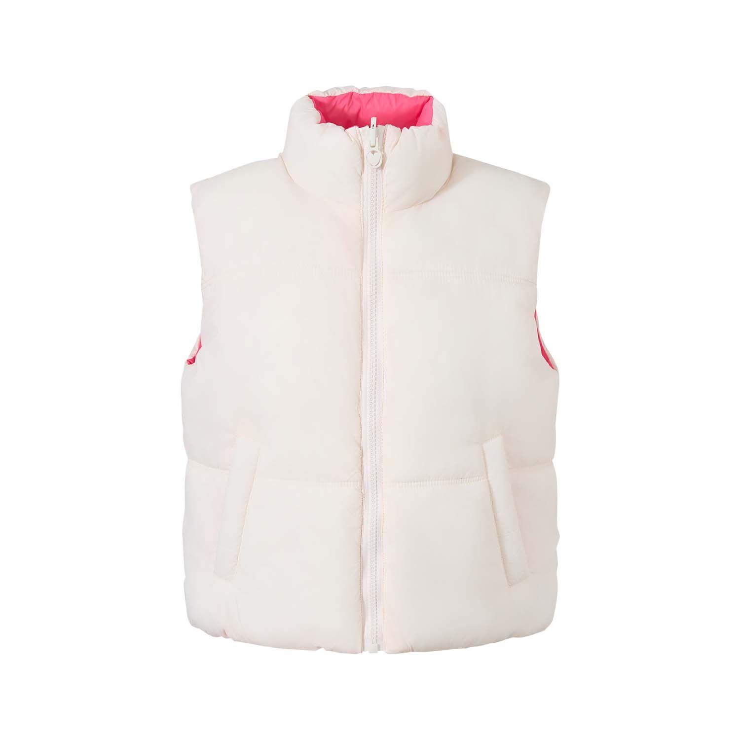 Parka Niña Reversible Rosado-0