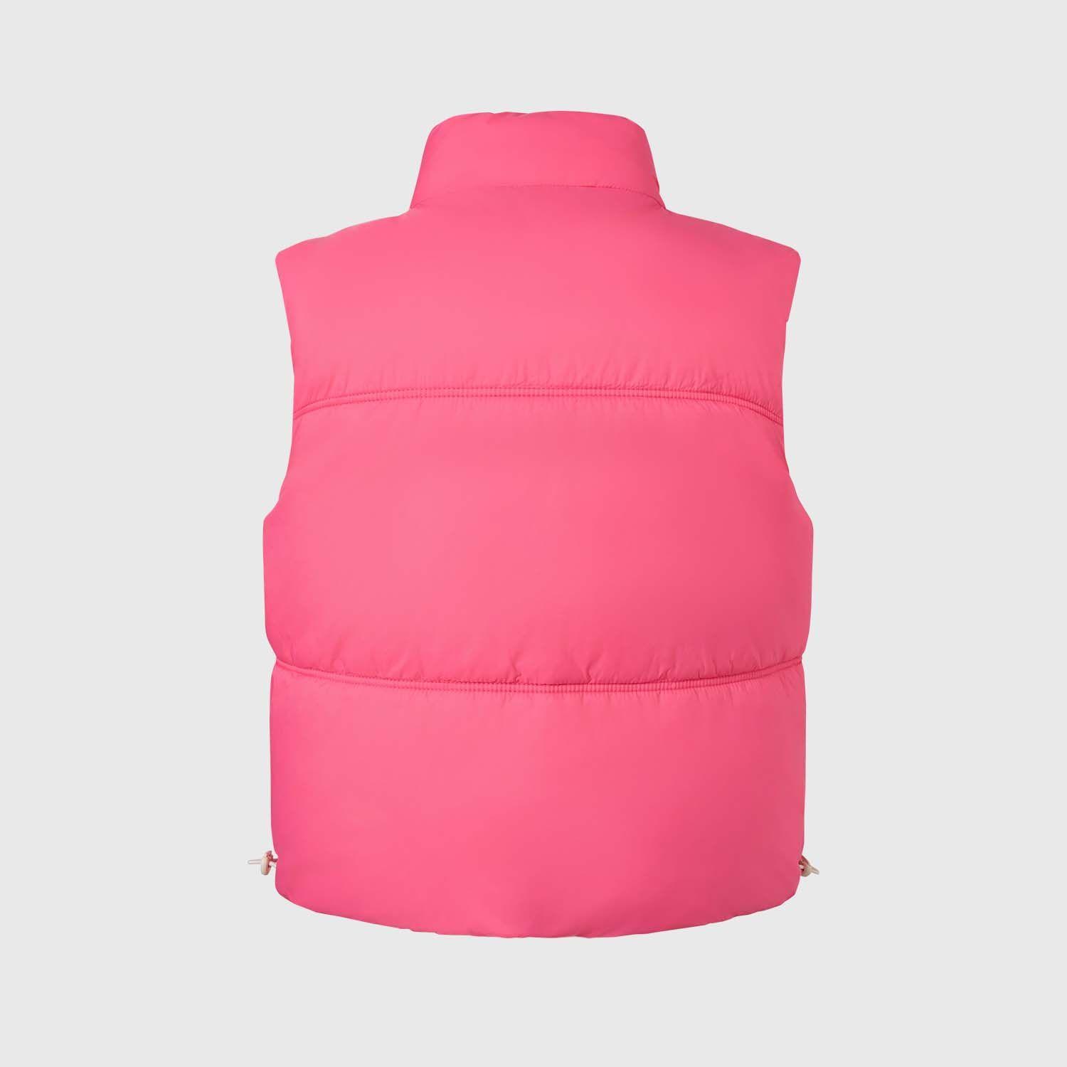 Parka Niña Reversible Rosado-3