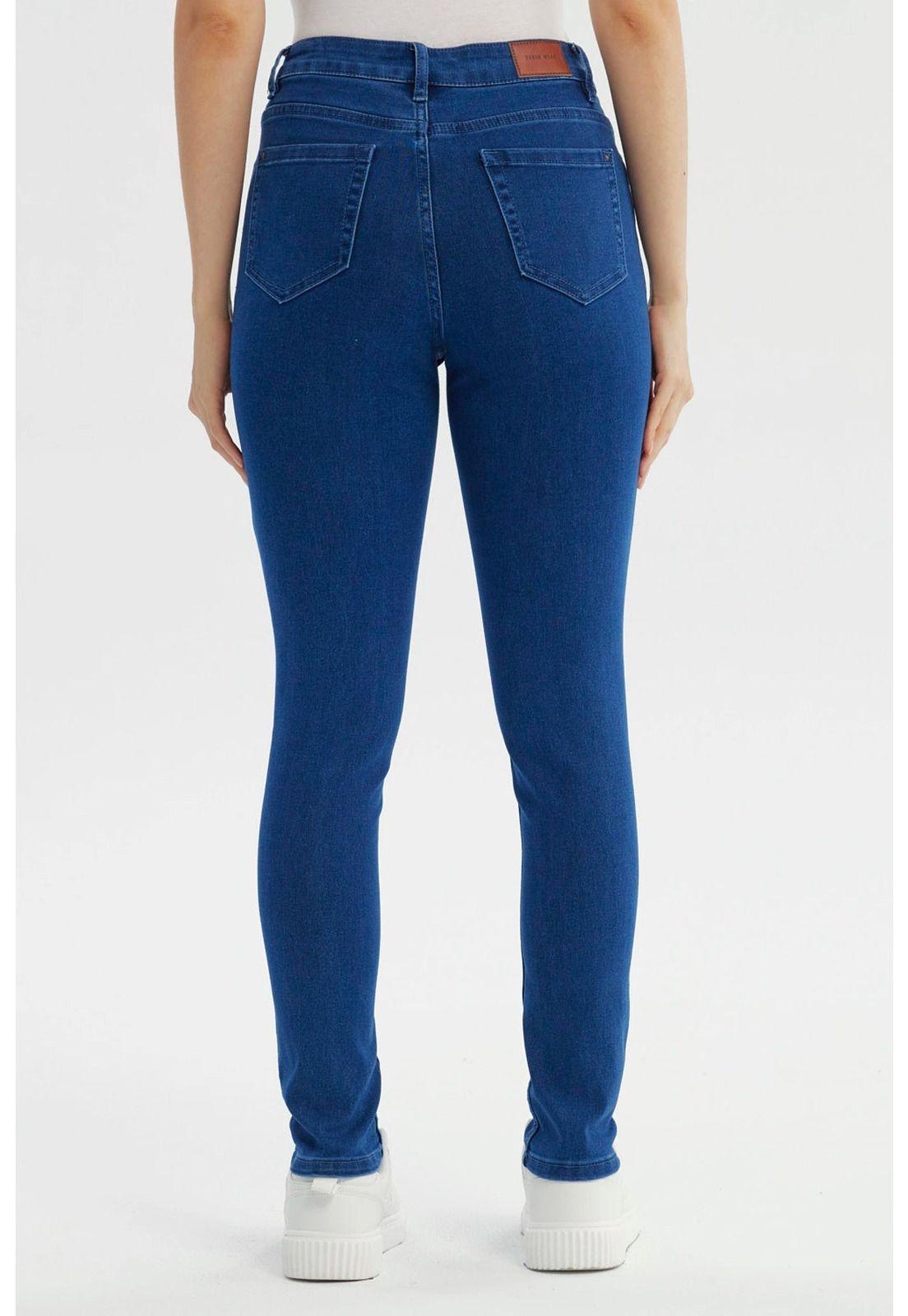 Jeans Mujer Super Skinny Azul-2