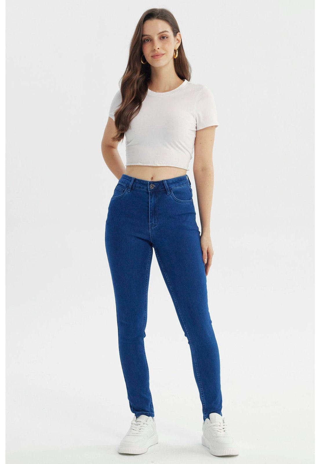 Jeans Mujer Super Skinny Azul-3