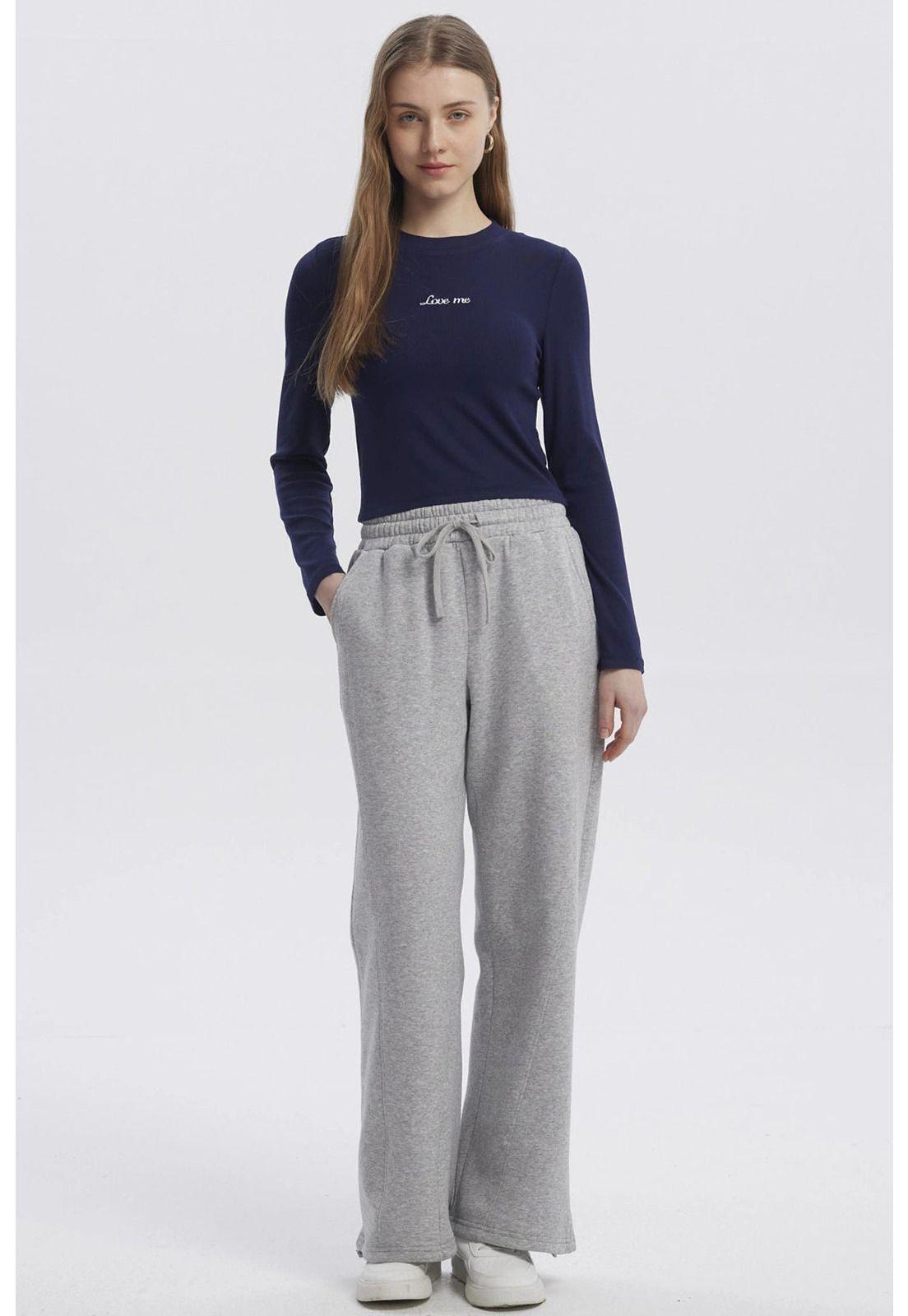 Polera Mujer Mini Print Azul Oscuro-3