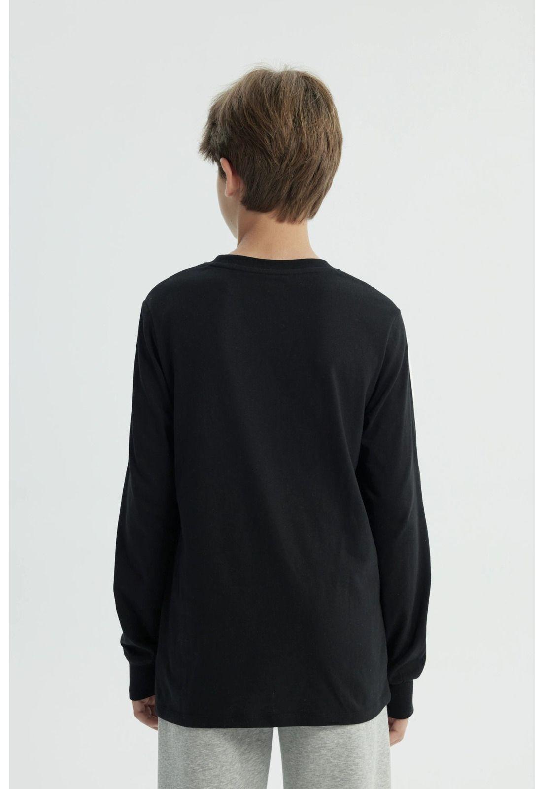 Polera Niño Regular Negro - lll-2
