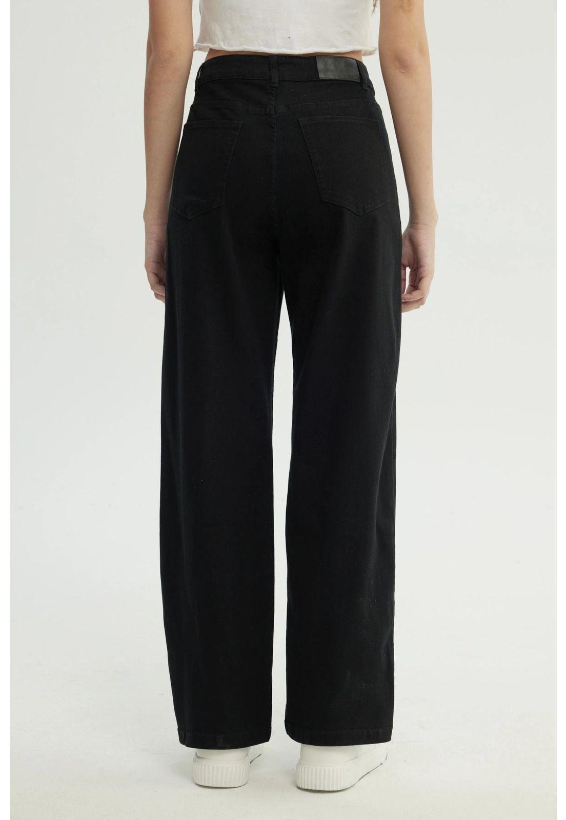 Jeans Mujer Calce Recto Negro - XX-2