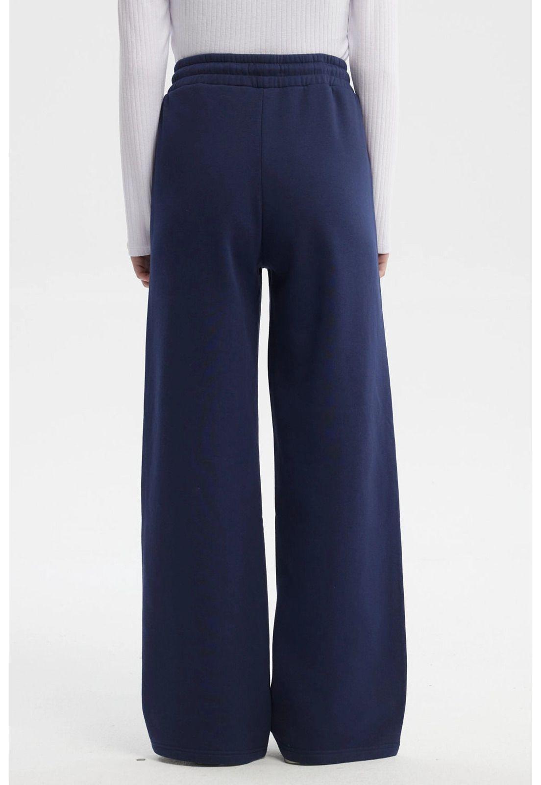 Pantalón Buzo Mujer Conjunto Azul-2